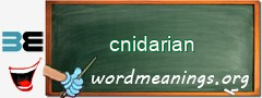 WordMeaning blackboard for cnidarian